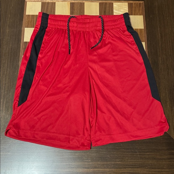 Tek Gear Dry Tek mens athletic red shorts size S elastic drawstring. - Picture 1 of 4